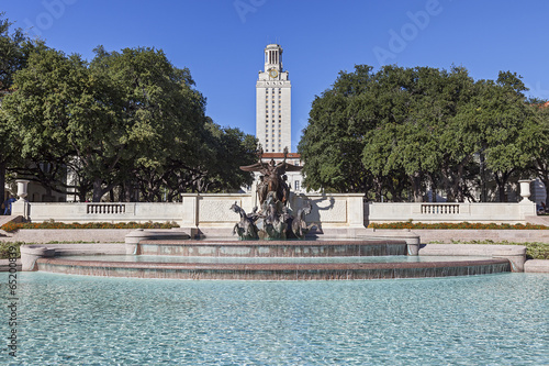 University of Texas Tower Building and Littlefield Fountain
