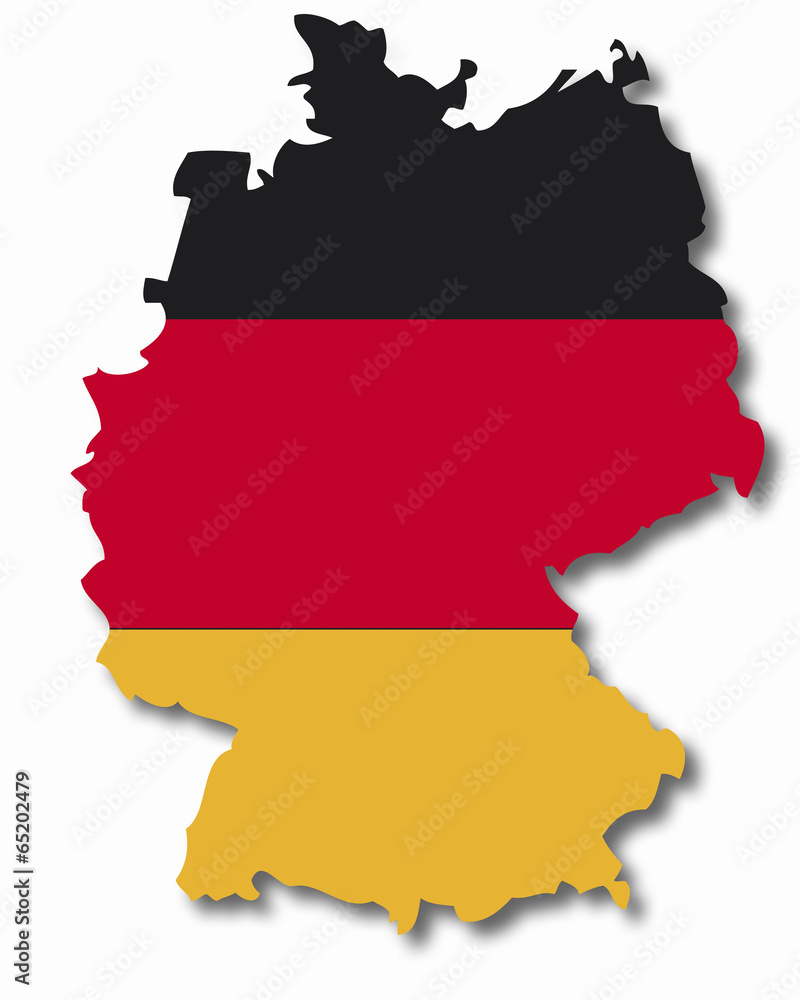 Contour von Deutschland,in der Nähe Contour von Deutschland,in der Nähe