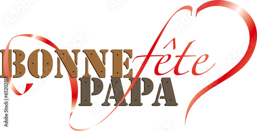 bonne fête papa fete des pères pochoir kazy