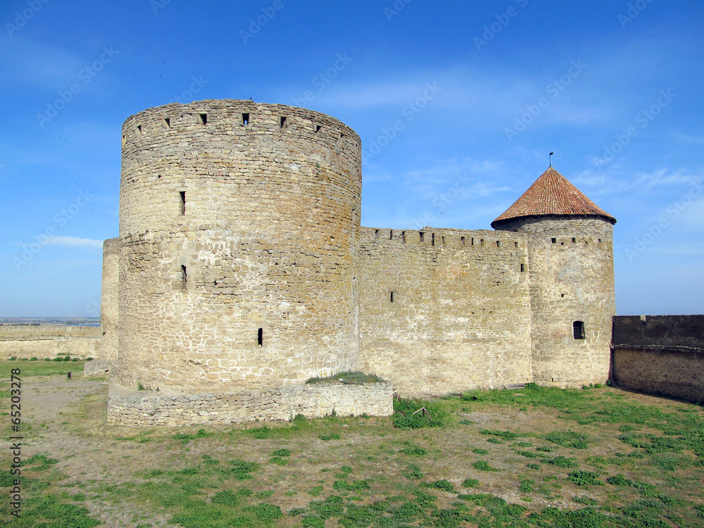 Old fortress in town Bilhorod-Dnistrovsk i,