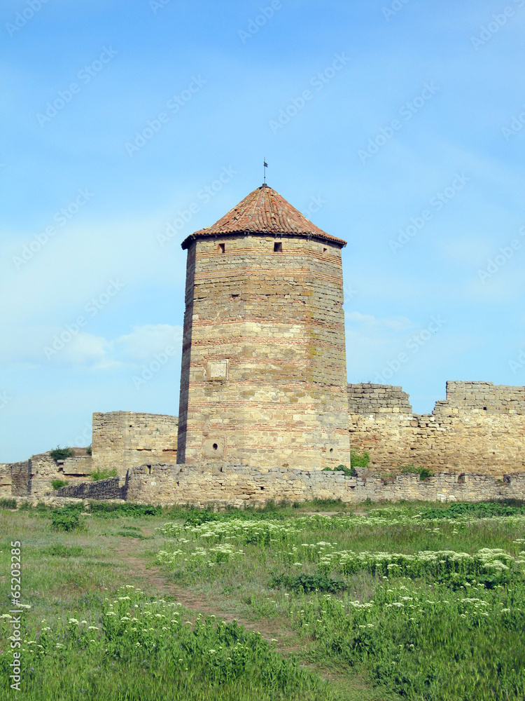 Old fortress in town Bilhorod-Dnistrovsk i,