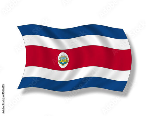 Free Download Illustration,Flagge von Costa Rica - GFXLoad