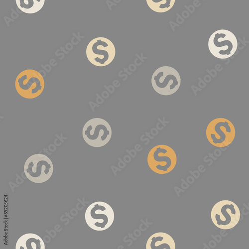 seamless background: money