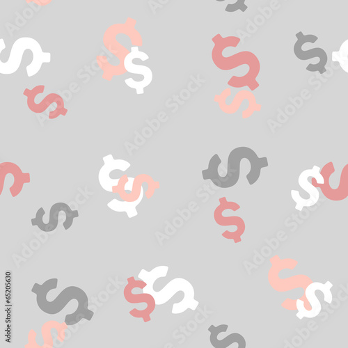 seamless background: money