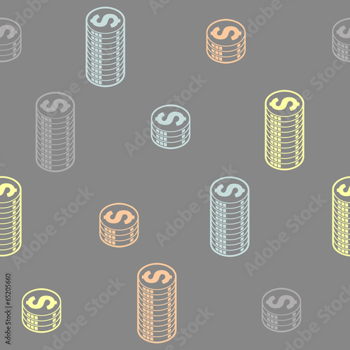 seamless background: money