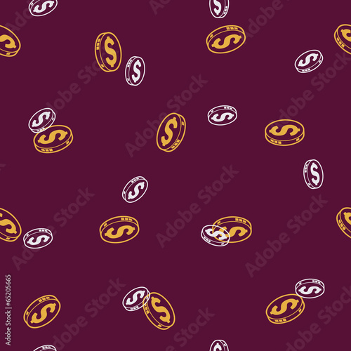 seamless background: money