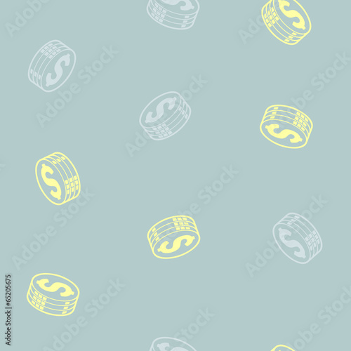 seamless background: money