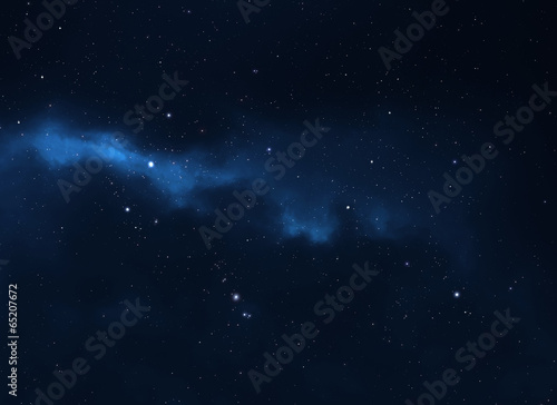 Night sky - Universe filled with stars  nebula and galaxy