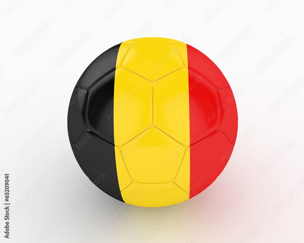 3d Belgium Fifa World Cup Ball - isolated