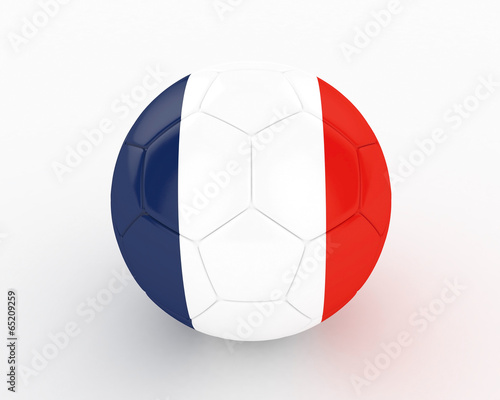 3d France Fifa World Cup Ball - isolated