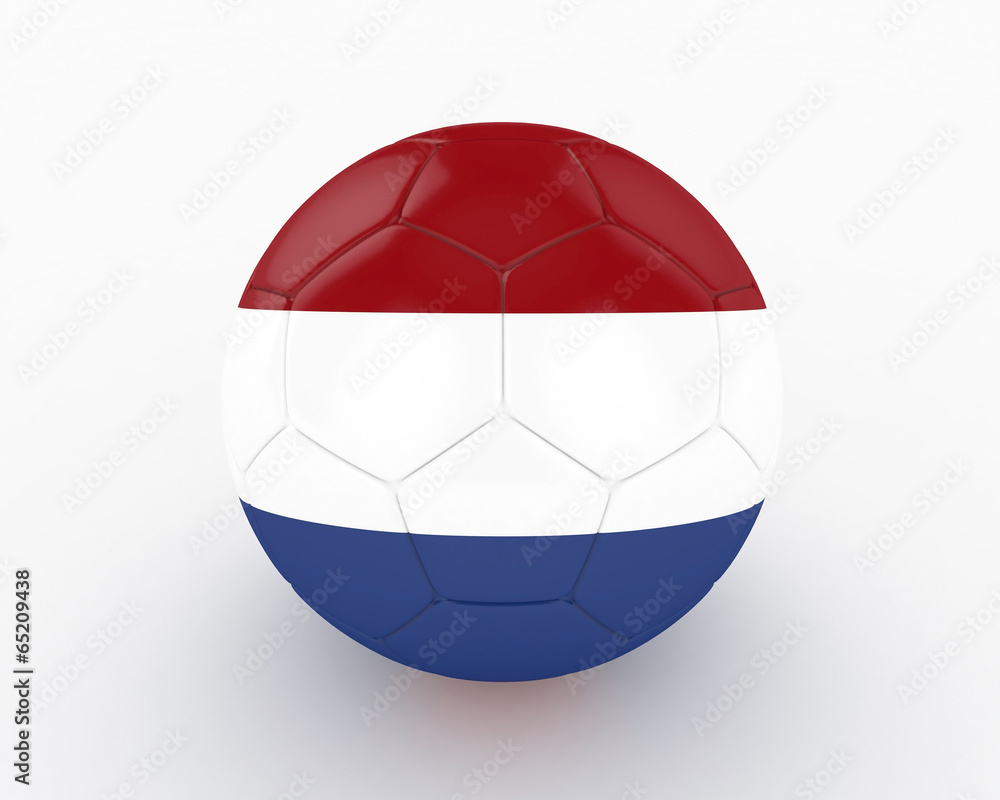 3d Netherlands Fifa World Cup Ball - isolated 3d Netherlands Fifa World Cup Ball - isolated