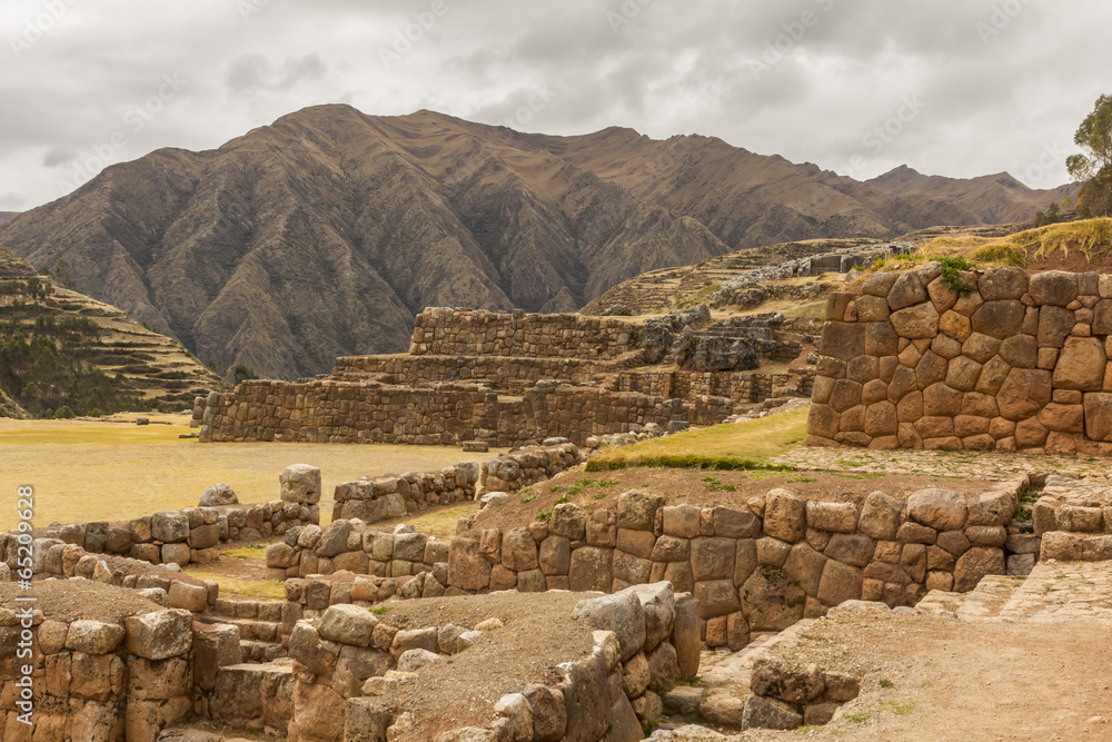 Chincheros ruins Cuzco Peru