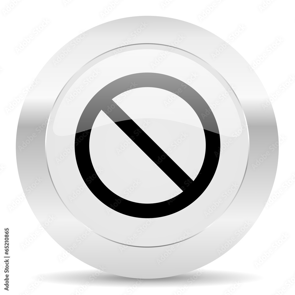 access denied silver glossy web icon access denied silver glossy web icon