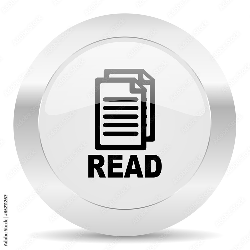 read silver glossy web icon read silver glossy web icon