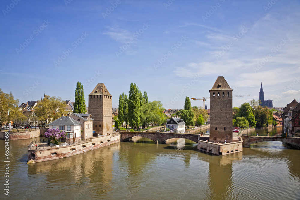 Obraz premium Strasbourg city, Alsace province, France