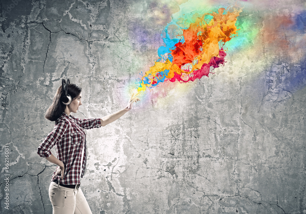 Obraz premium Music lover