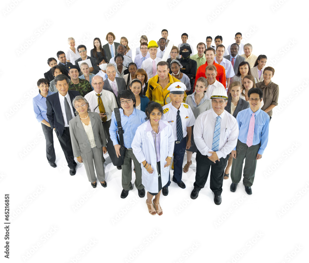 Fototapeta premium Multi-Ethnic Group of Professional Occupation