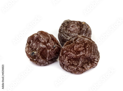 Dried plums.