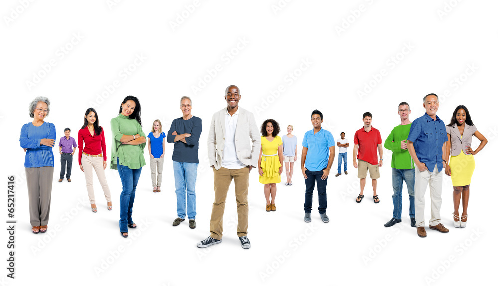 Large Group of People Large Group of People