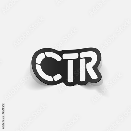 realistic design element: ctr
