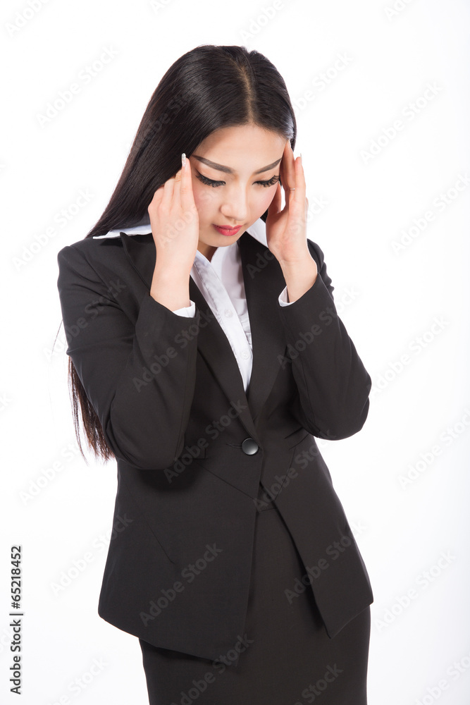 business woman. Isolated over white background business woman. Isolated over white background