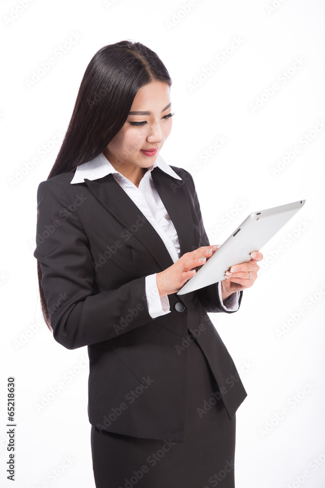 business woman. Isolated over white background business woman. Isolated over white background