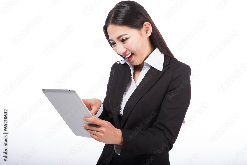 business woman. Isolated over white background business woman. Isolated over white background
