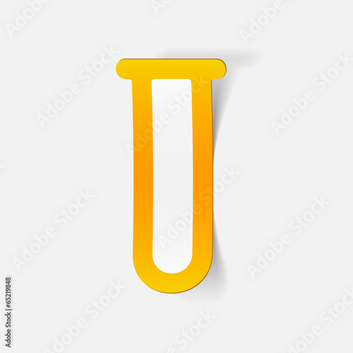 realistic design element: tube