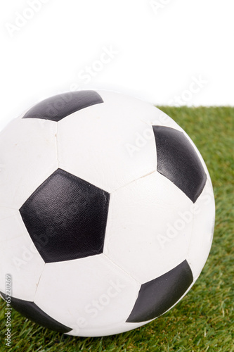 soccer ball on soccer field