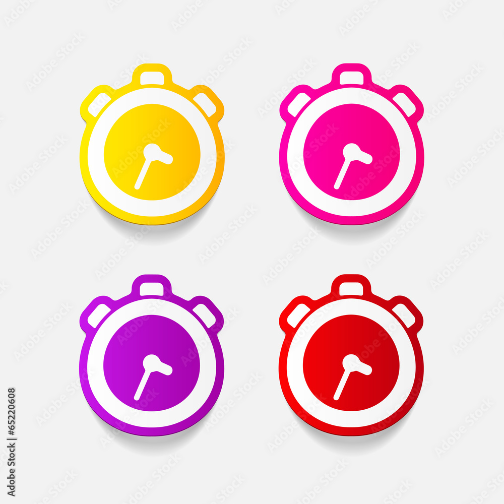 realistic design element: watch realistic design element: watch