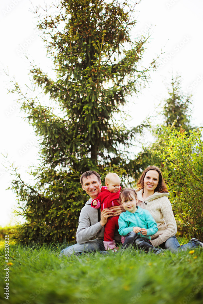 Fototapeta premium Family.