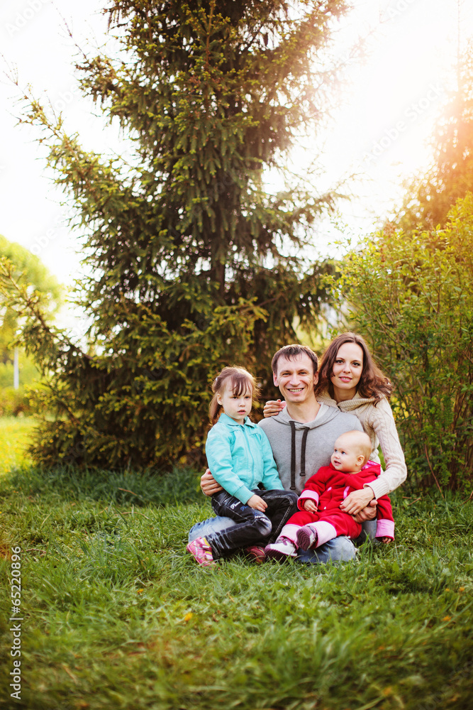 Fototapeta premium Family.