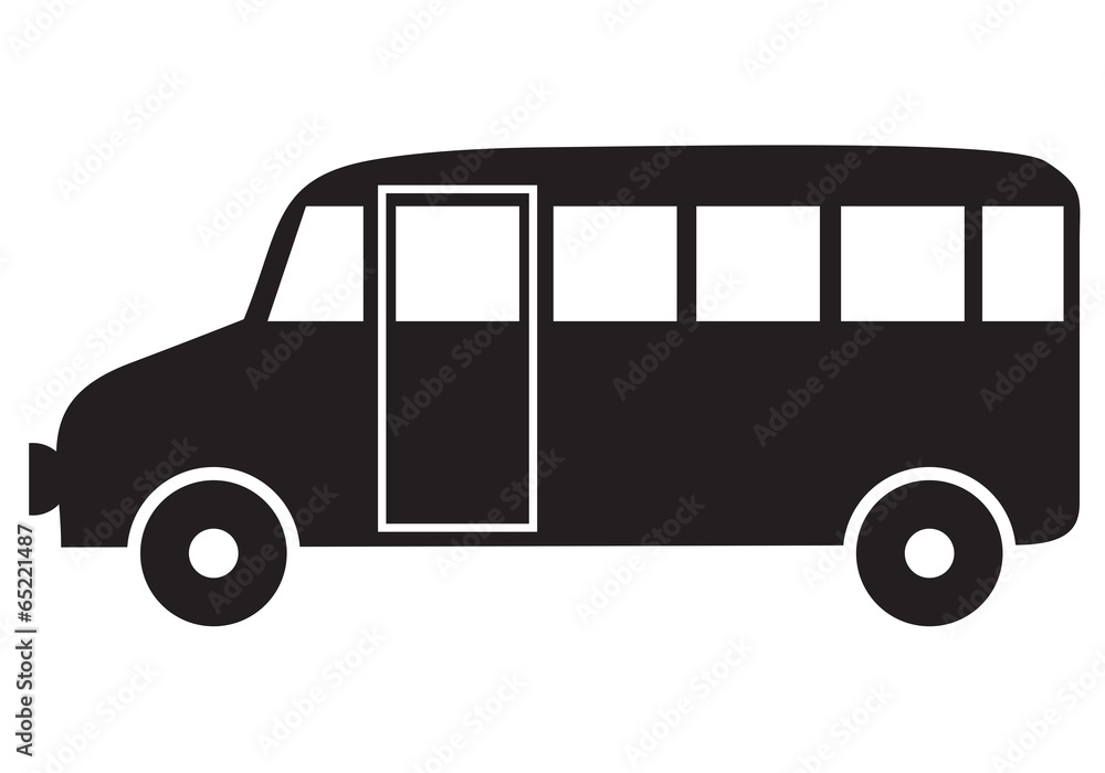 Bus silhouette Bus silhouette