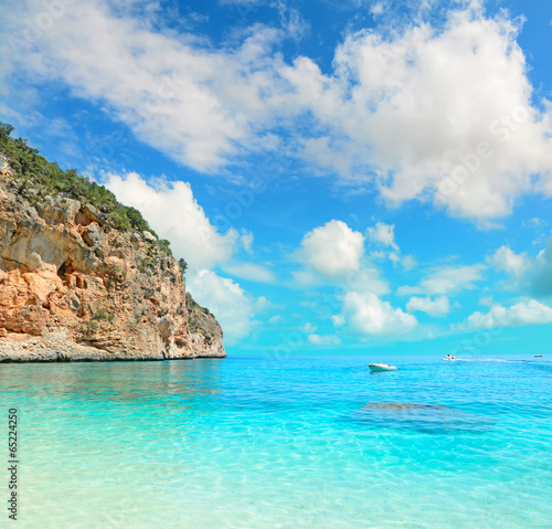 cloudy sky in Cala Biriola