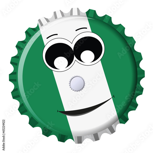 Nigeria Kronkorken Smiley