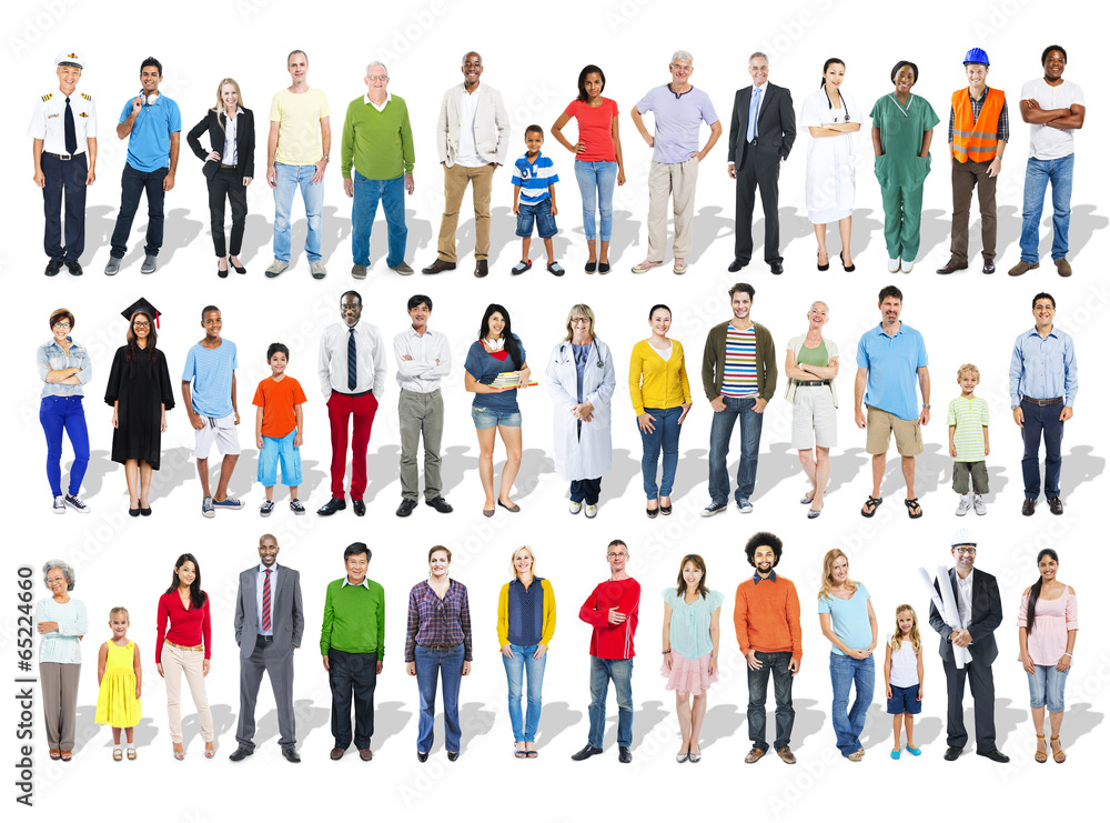 Multi-Ethnic Group of People and Diversity in Careers Multi-Ethnic Group of People and Diversity in Careers
