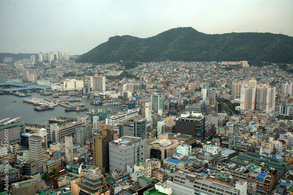 Obraz premium View from Busan Tower, Busan, Korean Republic