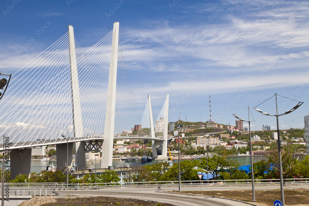 Obraz premium Big suspension bridge