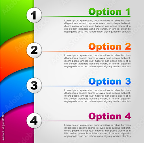 Four options background