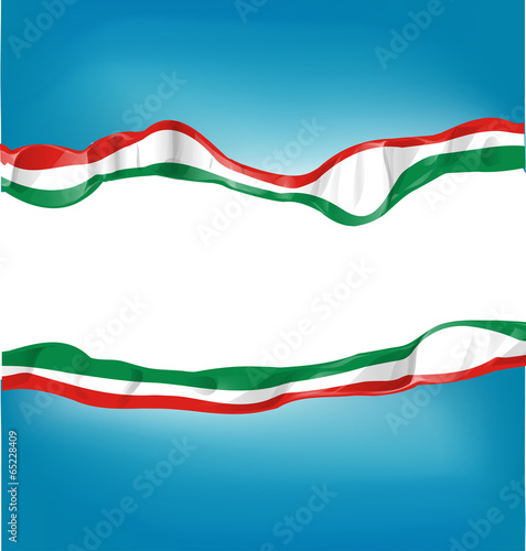 background with Italian and mexican flag