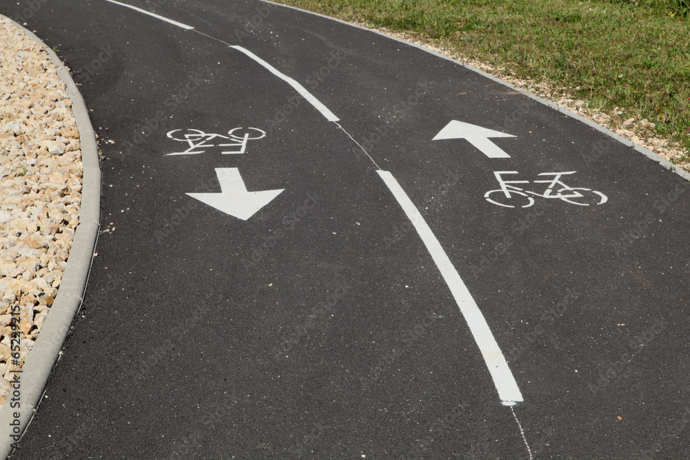 Obraz premium piste cyclable