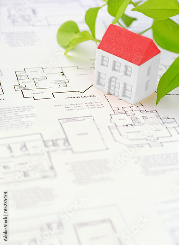 house and  drawing