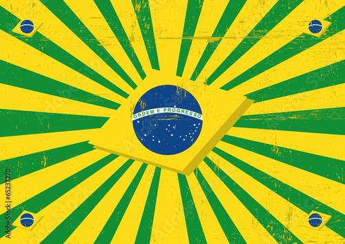 Brazil sunbeams horizontal background