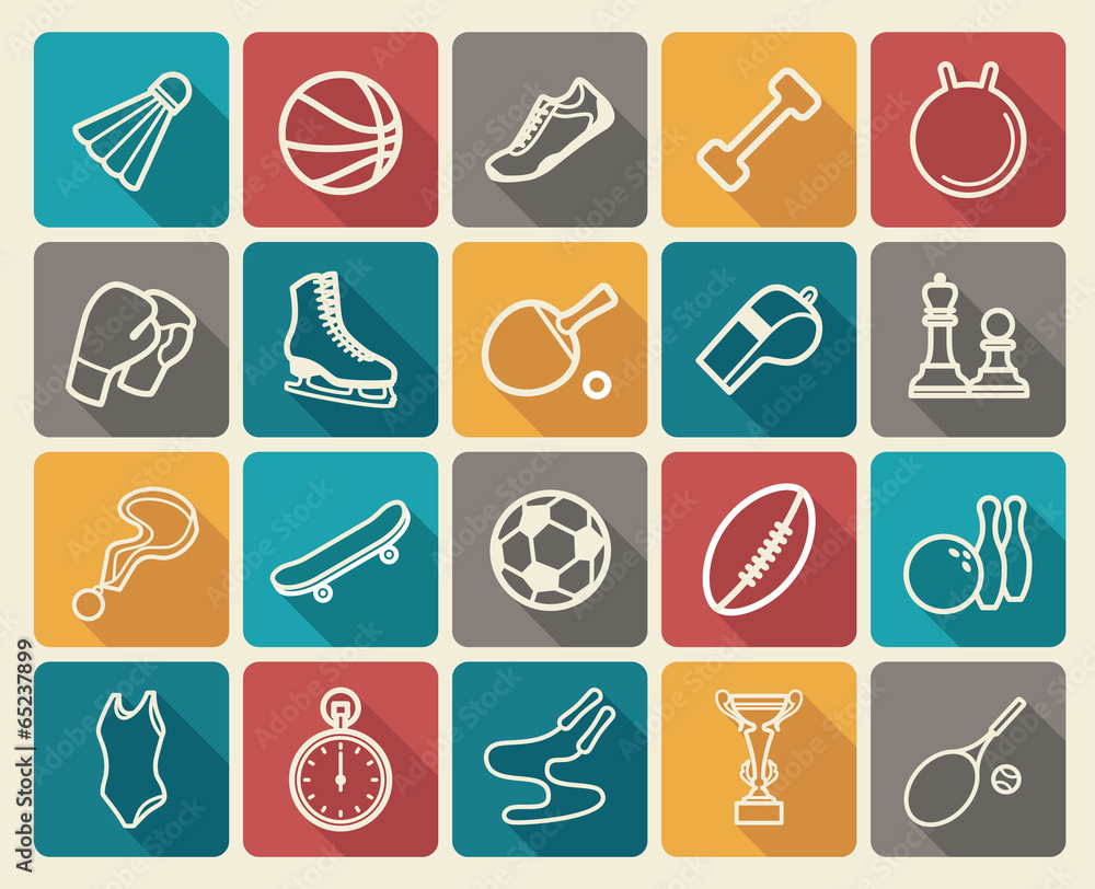 Sports icons Sports icons