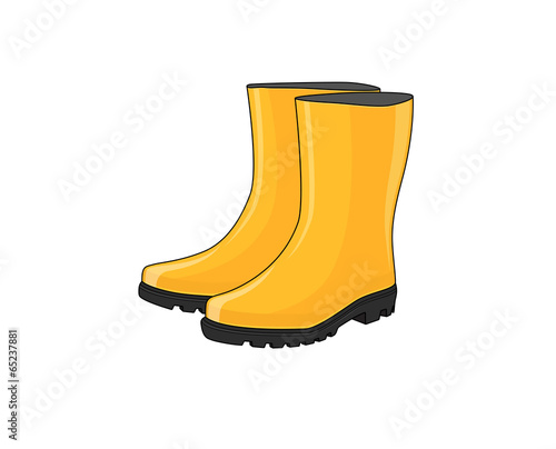 Rubber boots