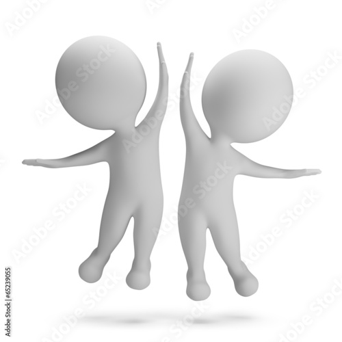 3d small people - success