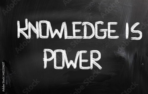 Knowledge Is Power Concept