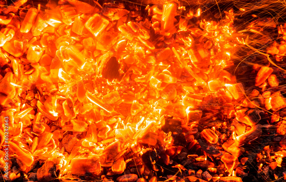 abstract background of burning coals abstract background of burning coals