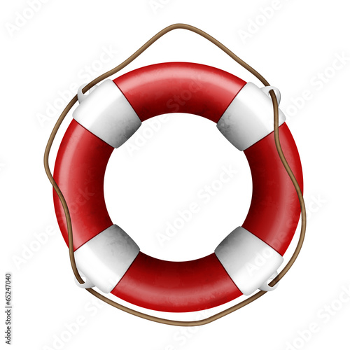 Lifebuoy isolated