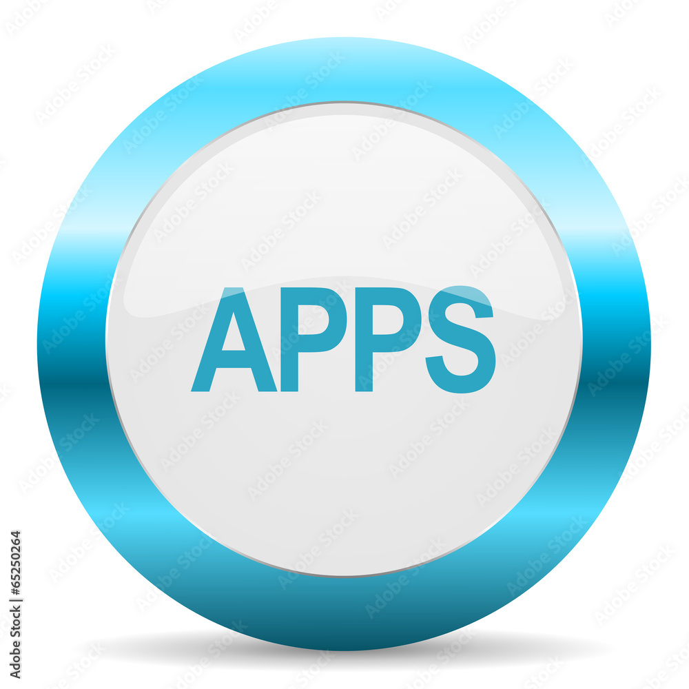 apps blue glossy icon apps blue glossy icon